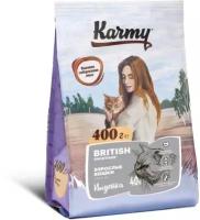 Сухой корм для котят и беременных кошек Karmy British Shorthair, индейка