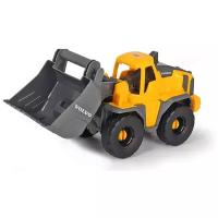 Погрузчик Dickie Toys Volvo (3724002), 26 см, желтый/серый