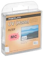 Светофильтр Marumi Wide MC-UV (Haze) 55 мм защитный ультрафиолетовый в узкой оправе (WMC55)