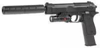 Пистолет (с пульками, глушителем и фонариком, пластик, в пакете, от 3 лет) 100000172, (Shantou City Daxiang Plastic Toy Products Co., Ltd)