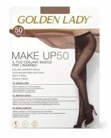 Колготки Golden Lady Make Up, 50 den, 3 шт., размер 5, черный