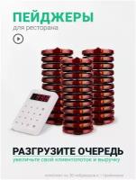 Пейджеры для оповещения клиентов ресторана, кафе и фаст фуда. Система из 30 пейджеров R22158