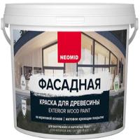 Краска Фасадная для Древесины Neomid Exterior Wood Paint 2.5л Горький Шоколад Эластичная, Акриловая, Матовая, Кроющая для Наружных и Внутренних Работ / Неомид Профи