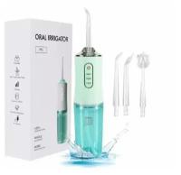 Ирригатор для полости РТА портативный ORAL IRRIGATOR FIND YOUR BEAUTY. Портативный ирригатор для чистки брекетов, коронок, зубов, языка