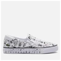 Женские кеды Lacoste x Peanuts Jump Serve Canvas Slip-On белый, Размер 40 EU