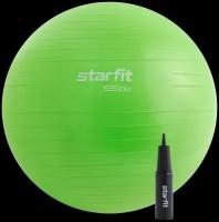 Фитбол STARFIT GB-109 55 см, 900 гр, антивзрыв, с ручным насосом, зеленый