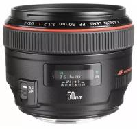 Объектив Canon EF 50mm f/1.2L USM, черный