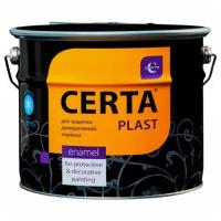 Certa Грунт-эмаль Certa Plast металлик черный 10кг