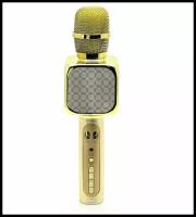 Беспроводной караоке микрофон / Функция записи / Изменения голоса / Подсветка / Bluetooth 5.0 / Поддержка: Micro SD, USB