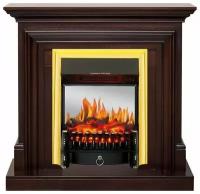 Электрический камин Royal Flame Fobos FX M Brass + Bradford 2 кВт 105 см 101 см 32 см темный дуб