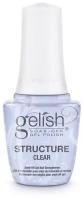 GELISH Structure CLEAR, 15 ml - прозрачный укрепляющий гель с кисточкой