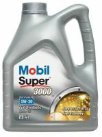 Синтетическое моторное масло MOBIL Super 3000 X1 Formula FE 5W-30, 4 л (турция, оригинал!), 1 шт