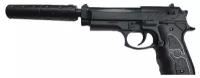 Пистолет страйкбольный Galaxy G.052B Beretta 92 (спринг) 6мм