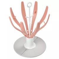 Beaba Сушка для детских бутылочек и сосок складная Flower Foldable Drain Rack Pink