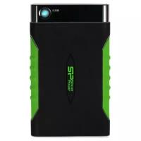 Внешний HDD Siliсon Power 2 TB A15 Armor, чёрный/зелёный, 2.5