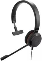 Компьютерная гарнитура Jabra EVOLVE 20 MS Mono, черный