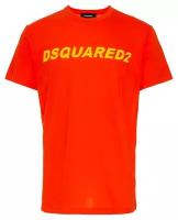 Футболка DSQUARED2 S74GD0835 оранжевый+желтый