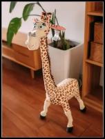 Мягкая игрушка Жираф Мэлман из Мадагаскара, 35 см (принимает любую позу)