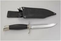 Нож златоустовский, туристический «Разведчик» Н58С, сталь 95Х18 рукоять никель, граб