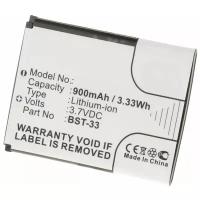 Аккумулятор iBatt iB-U3-M355 900mAh для Sony Ericsson W395, Satio, W890, Z800i, W660i, G705, C903, Z750i, M600i, W100i, W660, W960i