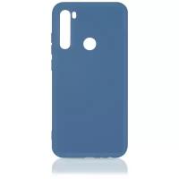 DF DF-xiOriginal-02-(blue) Силиконовый чехол с микрофиброй для Xiaomi Redmi Note 8 (blue)