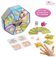 WOW Candy Набор с предсказаниями Sweeteees, конфеты, игрушка, татуировка, микс