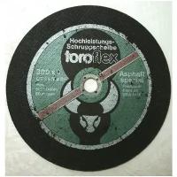 Отрезной абразивный прямой круг по асфальту ToroFlex 300х3х25.4мм (тип СT 24 S 4 BF)