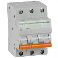 Schneider Electric Выключатель автоматический модульный 3п C 20А 4.5кА BA63 Домовой SchE 11224