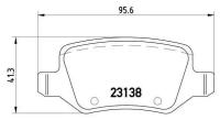 Колодки торм. для а/м Mercedes A (W168/169) (97-)/(04-)/B (W245) (05-) диск. зад. (PF 4054)