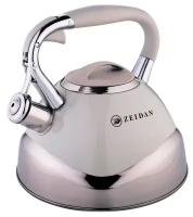 Чайник для плиты Zeidan объем 3,0л индукционное дно покрытие Soft-touch декор