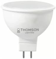 Лампочка Thomson TH-B2046, 6 Вт, GU 5.3, полусфера, 4000K, нейтральный белый свет