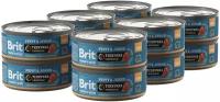 Влажный корм для собак Brit Premium by Nature Puppy & Junior телятина с морковью 1 уп. х 12 шт. х 100 г