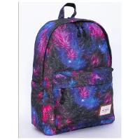 Рюкзак Ze Ding универсальный, школьный, подростковый, с цветами космос