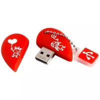 Флеш-накопитель USB 2.0 Smartbuy 32GB Wild series Сердце (SB32GBHeart)