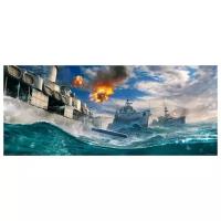 Постер Морской бой World of Warships №13 71см. x 30см