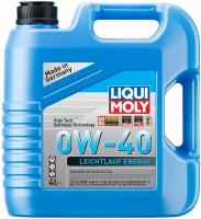 39035 LiquiMoly Синтетическое моторное масло Leichtlauf Energy 0W-40 4л