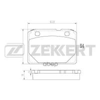 Колодки торм. диск. передн. Lada 2101 70- 2102 71- 2104 84- 2105 81- 2107 82-