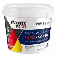 Краска силиконовая Farbitex PROFI EuroFacade матовая бесцветный 3 кг