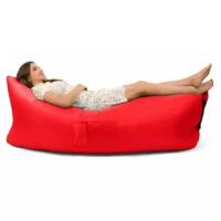 Надувной диван / ламзак / надувной лежак / красный