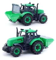 Трактор Полесье Прогресс сельскохозяйственный, 91239, 23 см, зеленый