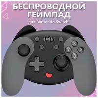 Геймпад беспроводной Bluetooth/проводной USB для Nintendo Switch iPega PG-SW068C Черный