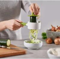 Ручной спиралайзер, компактный комбайн для нарезки овощей спиралькой