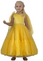 Нарядное платье, 30 116-122, желтый