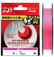 Леска плетеная DAIWA UVF Gekkabijin Durasensor +Si2 #0.3 (0.09мм.)\2.2 кг\150м.\sakura pink\ Япония