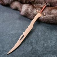Сувенирное деревянное оружие Меч мастера, массив бука, 65 см, микс