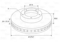 Тормозной диск VALEO 297043
