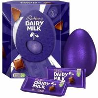 Шоколадное яйцо Cadbury Dairy Milk Giant, 8 шт