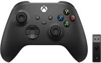 Геймпад Microsoft Xbox One and Series S/X Controller + беспроводной адаптер для PC, черный