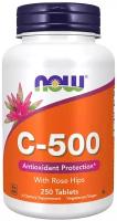 NOW Vitamin C-500 RH 250 tabs