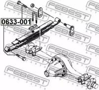 FEBEST 0633001 0633-001_болт рессоры задней! Isuzu Elf 03>